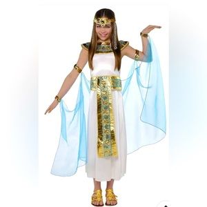 🩵💛CLEOPATRA💛🩵 4PC GIRL COSTUME SIZE MEDIUM (8-10) 🌟NWT🌟